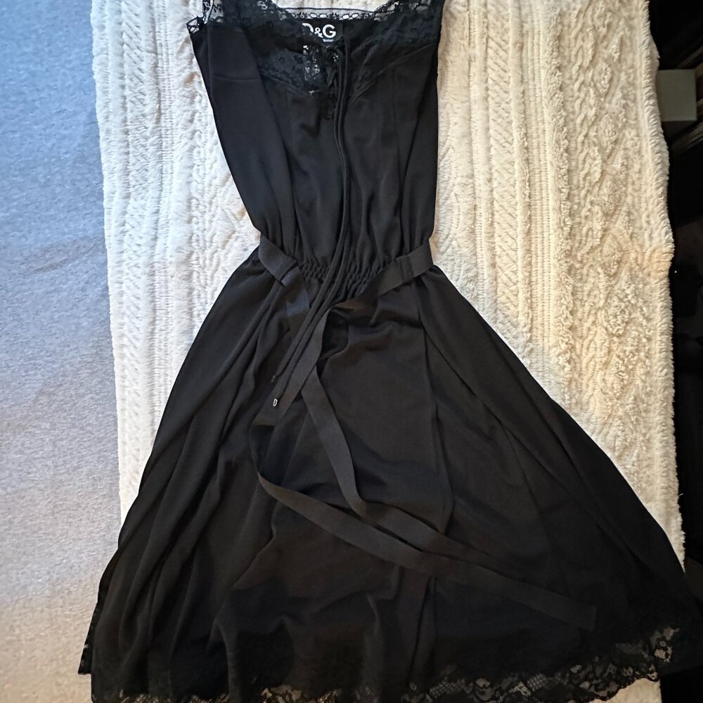 D&G Black cocktail dress Size 28/42